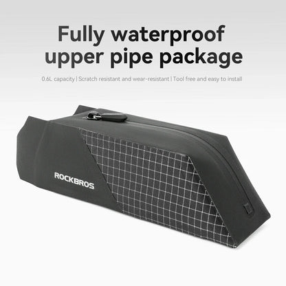 Waterproof Bike Top Tube Bag 0.6L