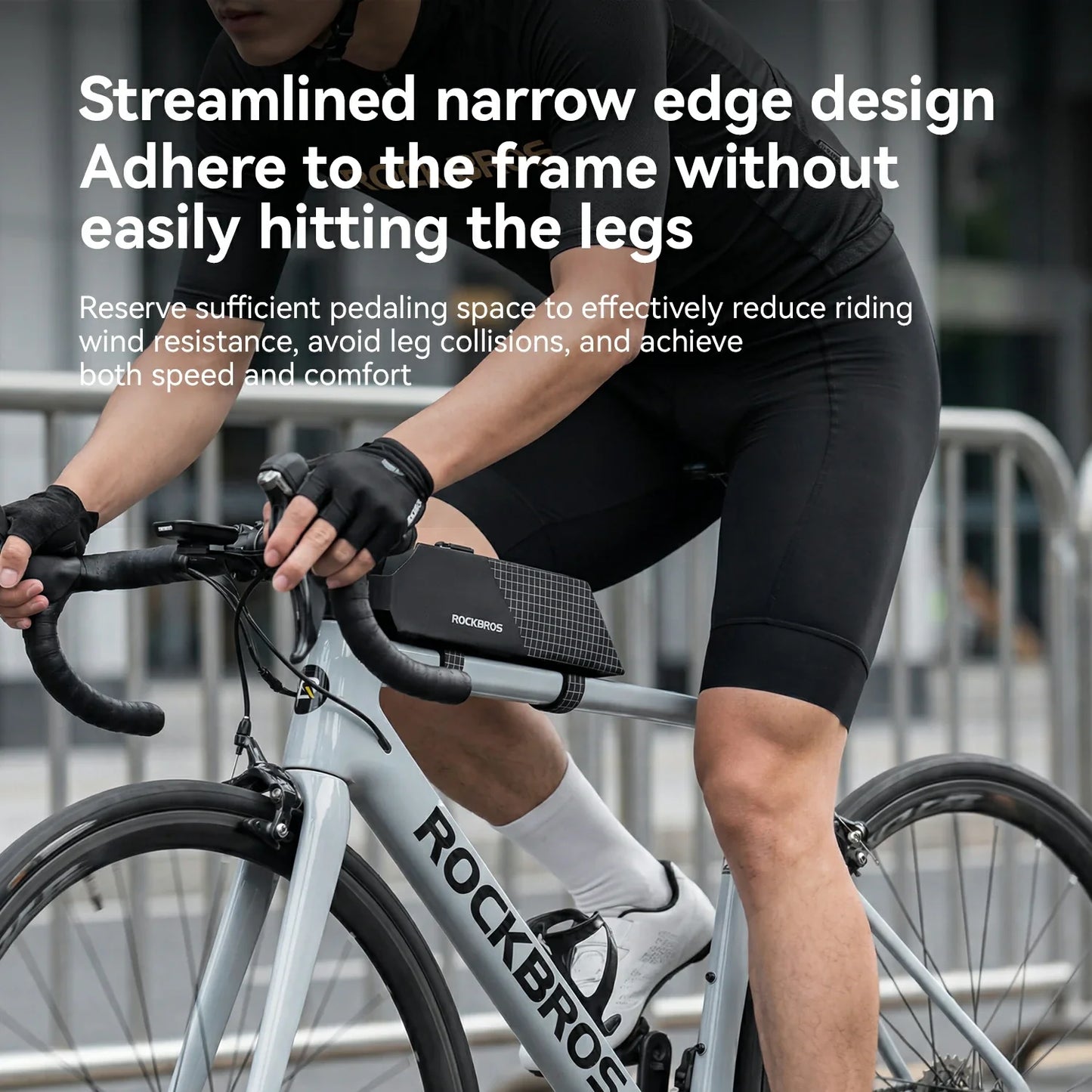 Waterproof Bike Top Tube Bag 0.6L