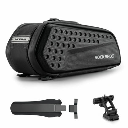 Waterproof 1.3L saddle bag with mudguard for MTB and road cycling#Capacity_1.3L