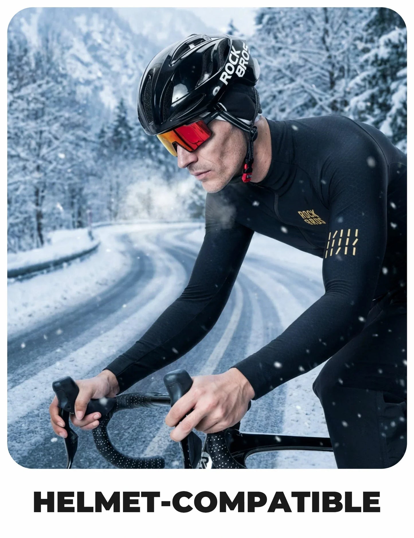Casquette de Cyclisme Hiver Coupe-Vent Thermique
