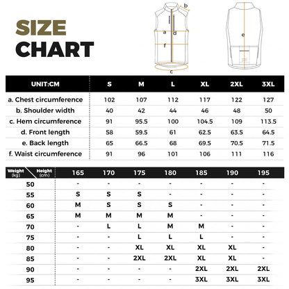 rockbros winter thermal cycling vest fleece lined windproof breathable bike gilet