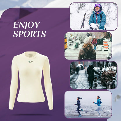 Women’s cycling base layer long sleeve thermal undershirt
