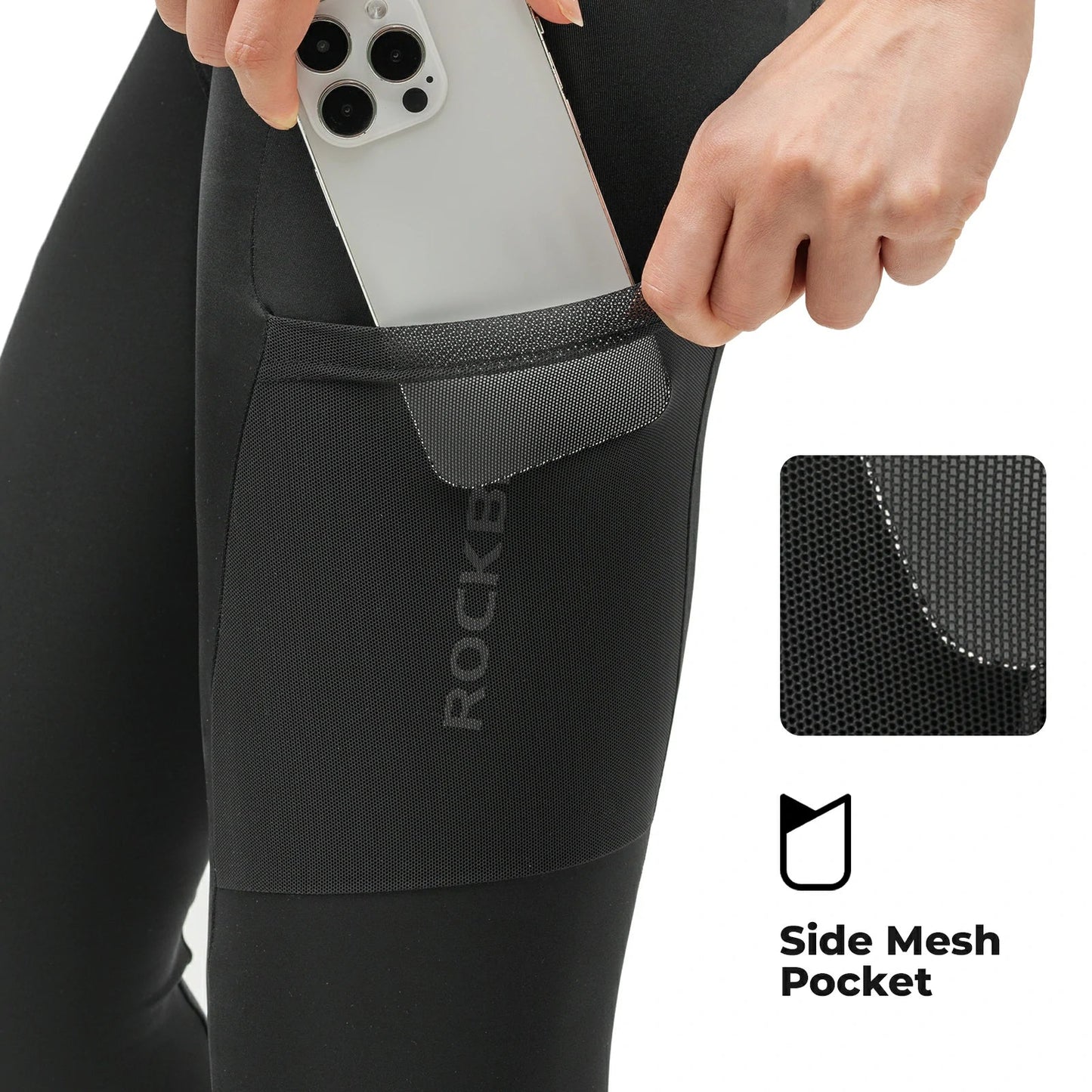 ROCKBROS womens padded cycling trousers breathable